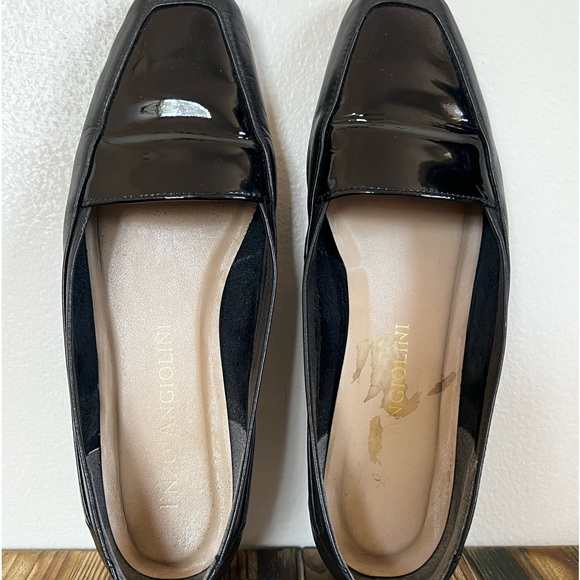 Enzo Angiolini Black Patent Mule Softique Flats Size 8M - Picture 5 of 7